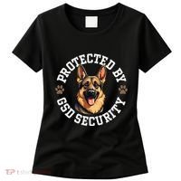 Protected By Gsd Security German Shepherd Dog Women's T-Shirt thumb 0