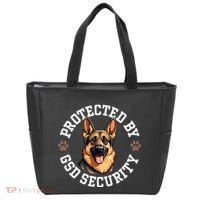 Protected By Gsd Security German Shepherd Dog Tote Bag thumb 0