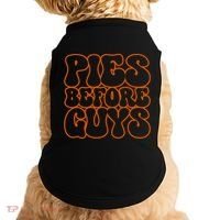 Pies Before Guys Funny Thanksgiving Doggie Tank thumb 0