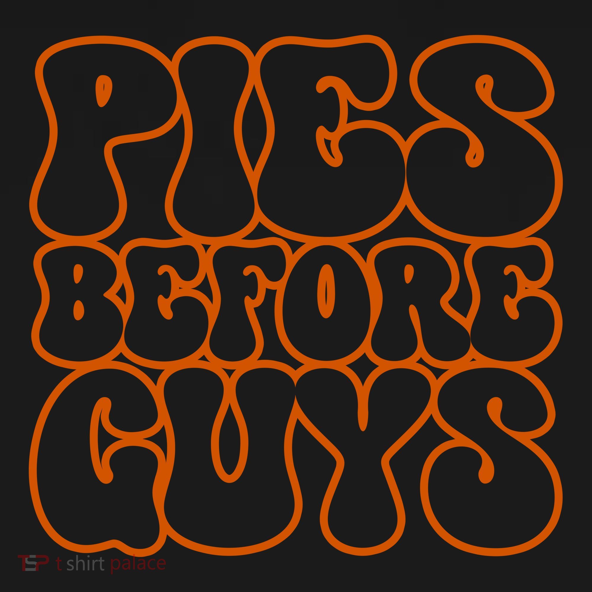 Pies Before Guys Funny Thanksgiving Apron