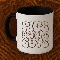 Pies Before Guys Funny Thanksgiving Coffee Mug thumb 2