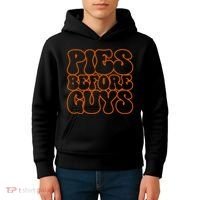 Pies Before Guys Funny Thanksgiving Kids Hoodie thumb 4
