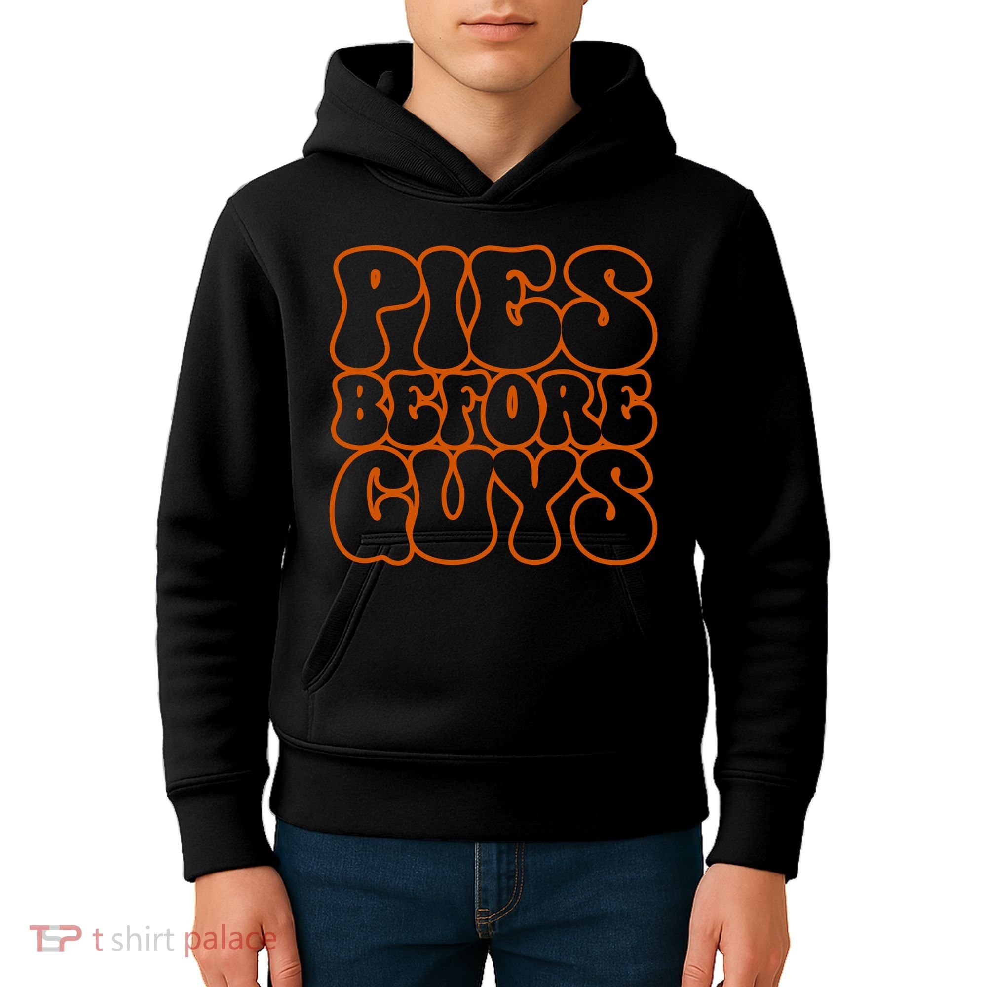 Pies Before Guys Funny Thanksgiving Kids Hoodie