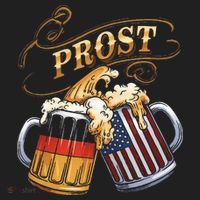 Prost Beer German American Flag Oktoberfest Tumbler thumb 3