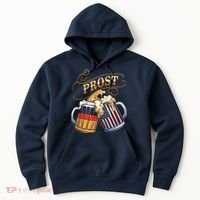 Prost Beer German American Flag Oktoberfest Hoodie thumb 0