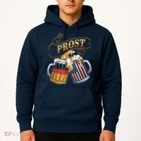 Prost Beer German American Flag Oktoberfest Hoodie thumb 2