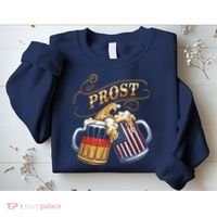 Prost Beer German American Flag Oktoberfest Sweatshirt thumb 2