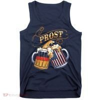 Prost Beer German American Flag Oktoberfest Tank Top thumb 0
