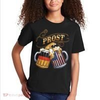Prost Beer German American Flag Oktoberfest Kids T-Shirt thumb 2