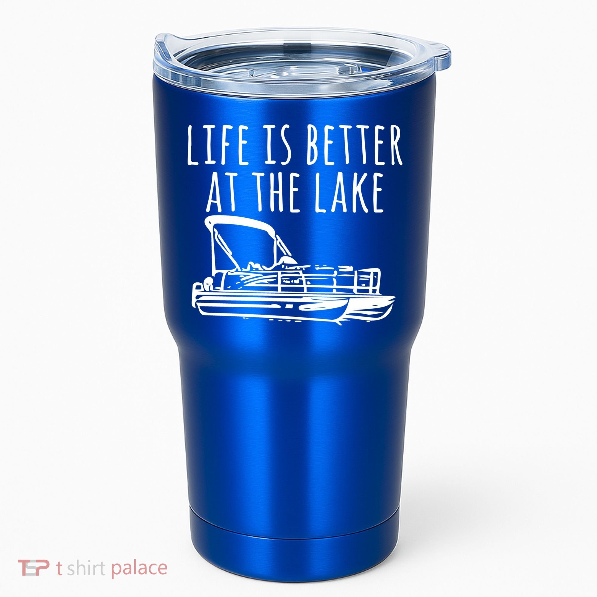 Pontoon Boat Gift Life Is Better At The Lake Tumbler