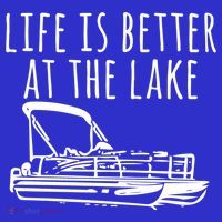 Pontoon Boat Gift Life Is Better At The Lake Mousepad thumb 1
