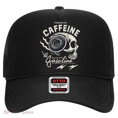 Powered By Gasoline And Caffeine Hat