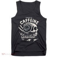 Powered By Gasoline And Caffeine Tank Top thumb 0