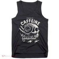 Powered By Gasoline And Caffeine Tank Top thumb 0