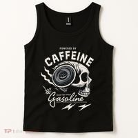 Powered By Gasoline And Caffeine Tank Top thumb 2