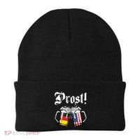 Prost Beer German American Flag Oktoberfest Mug Beanie thumb 0