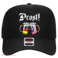 Prost Beer German American Flag Oktoberfest Mug Hat thumb 0
