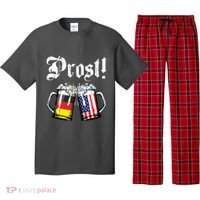 Prost Beer German American Flag Oktoberfest Mug Pajama Set thumb 0