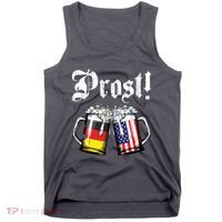 Prost Beer German American Flag Oktoberfest Mug Tank Top thumb 0