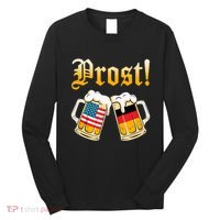 Prost Beer German American Flag Oktoberfest Long Sleeve Shirt thumb 0