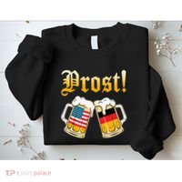Prost Beer German American Flag Oktoberfest Sweatshirt thumb 2