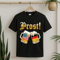 Prost Beer German American Flag Oktoberfest T-Shirt thumb 2