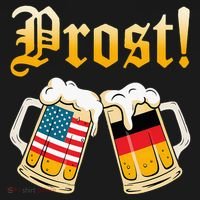 Prost Beer German American Flag Oktoberfest T-Shirt thumb 7
