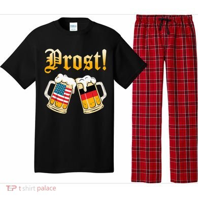 Prost Beer German American Flag Oktoberfest Pajama Set