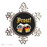 Prost Beer German American Flag Oktoberfest Ornament thumb 0