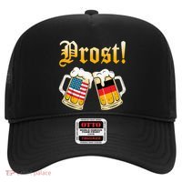 Prost Beer German American Flag Oktoberfest Hat thumb 0