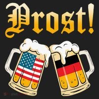 Prost Beer German American Flag Oktoberfest Hat thumb 2
