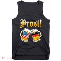 Prost Beer German American Flag Oktoberfest Tank Top thumb 0