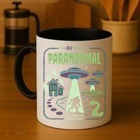 Paranormal Bigfoot Ghosts Aliens Sasquatch UFO Halloween Coffee Mug thumb 4