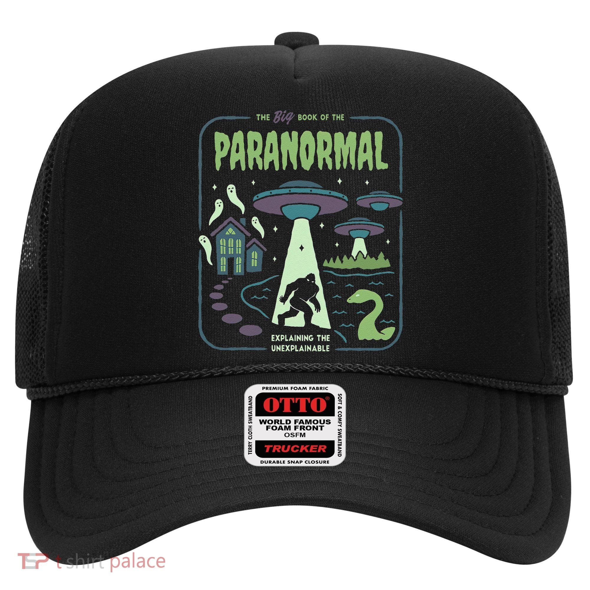 Paranormal Bigfoot Ghosts Aliens Sasquatch UFO Halloween Hat