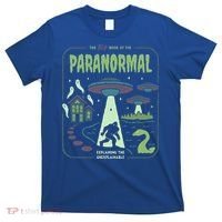 Paranormal Bigfoot Ghosts Aliens Sasquatch UFO Halloween T-Shirt thumb 0