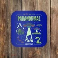 Paranormal Bigfoot Ghosts Aliens Sasquatch UFO Halloween Coaster thumb 0
