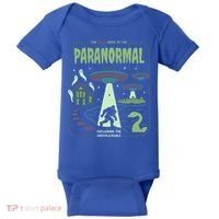 Paranormal Bigfoot Ghosts Aliens Sasquatch UFO Halloween Baby Bodysuit thumb 0