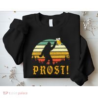 Prost Bigfoot German Oktoberfest Love Drinking Beer Sweatshirt thumb 2