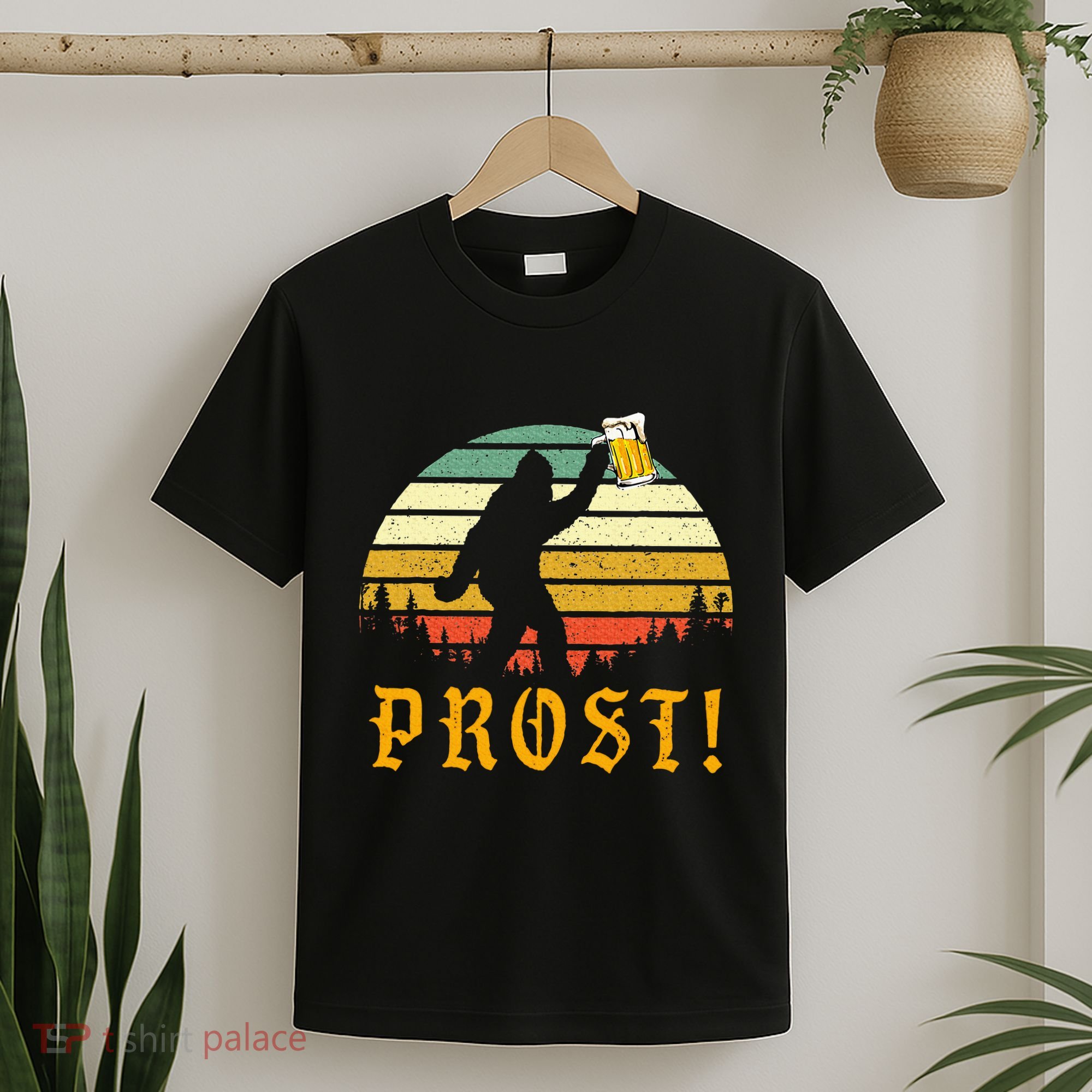 Prost Bigfoot German Oktoberfest Love Drinking Beer T-Shirt