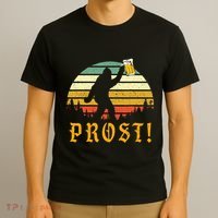 Prost Bigfoot German Oktoberfest Love Drinking Beer T-Shirt thumb 3