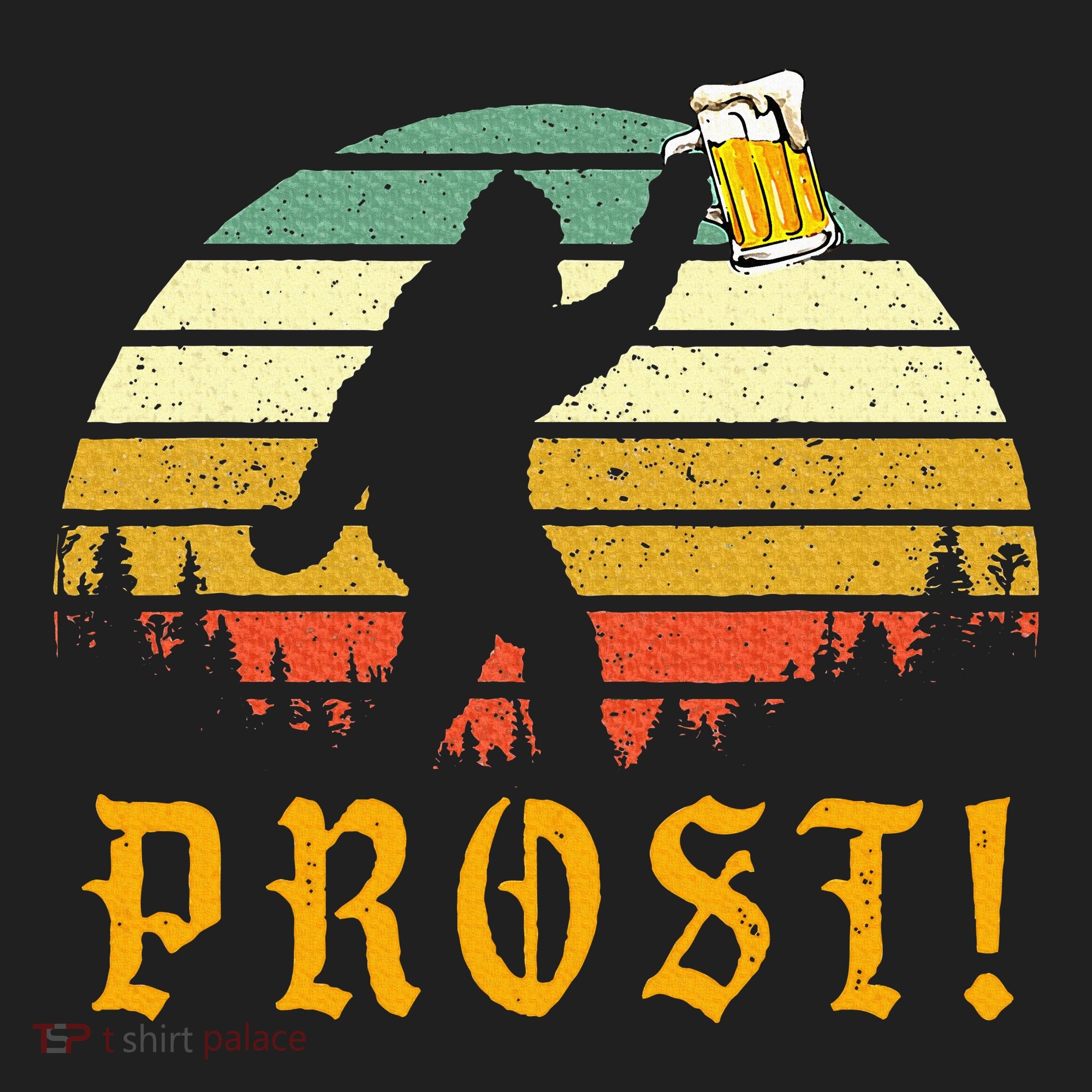 Prost Bigfoot German Oktoberfest Love Drinking Beer Hat