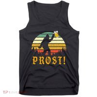 Prost Bigfoot German Oktoberfest Love Drinking Beer Tank Top thumb 0