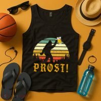 Prost Bigfoot German Oktoberfest Love Drinking Beer Tank Top thumb 4