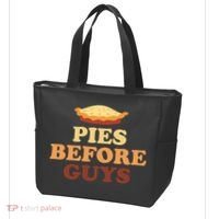 Pies Before Guys Funny Thanksgiving Tote Bag thumb 3