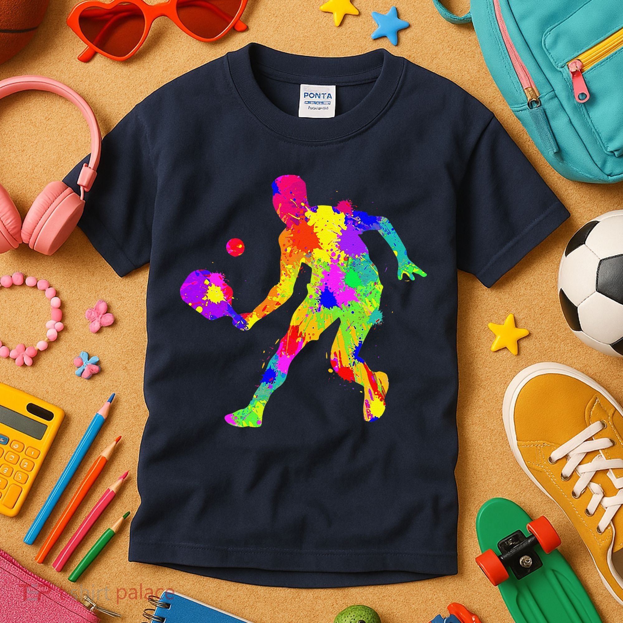 Pickleball Boy Gift Kids T-Shirt