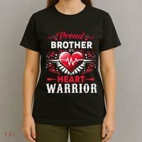Proud Brother Heart Warrior Chd Awareness Congenital Defect T-Shirt thumb 4
