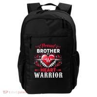 Proud Brother Heart Warrior Chd Awareness Congenital Defect Backpack thumb 0