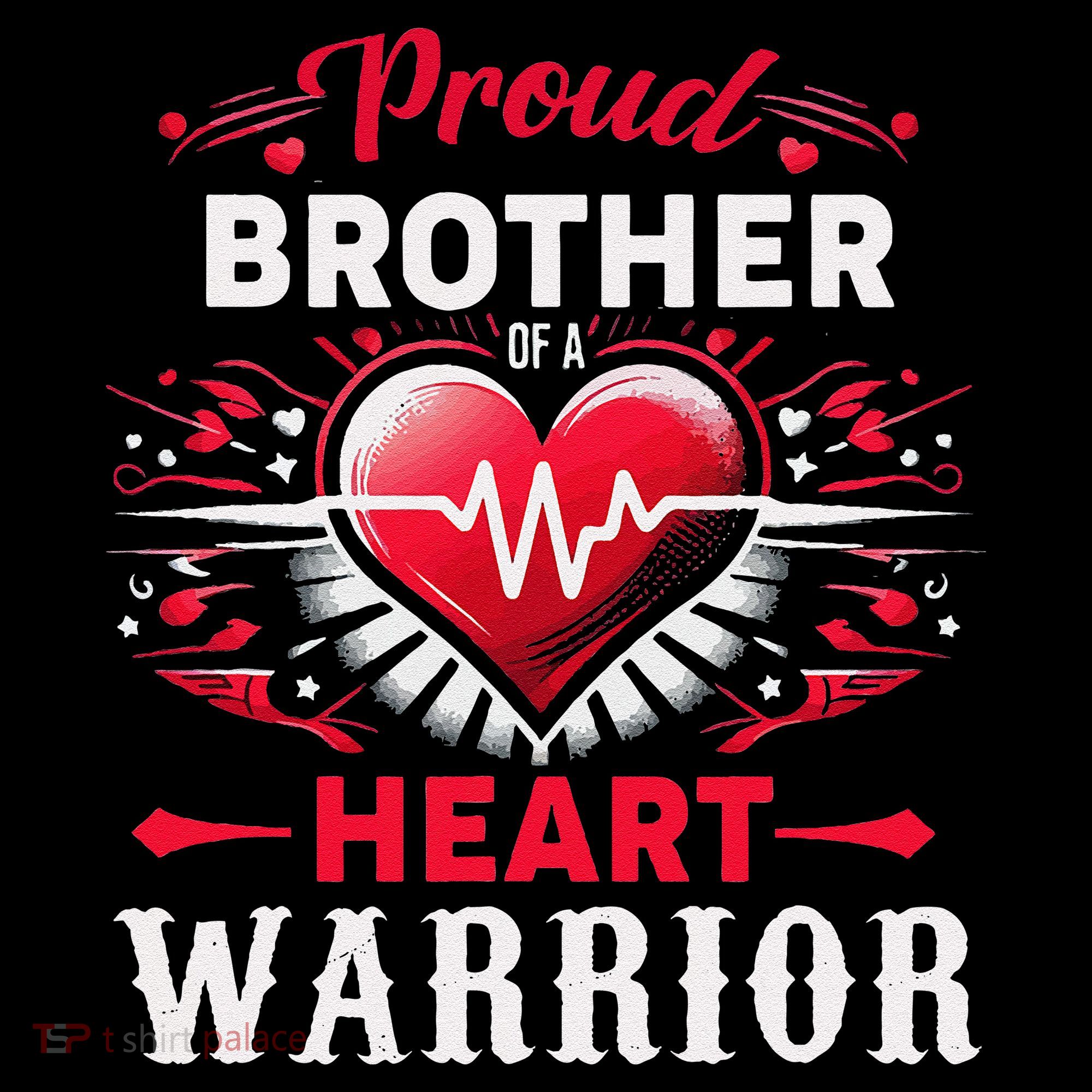 Proud Brother Heart Warrior Chd Awareness Congenital Defect Coffee Mug