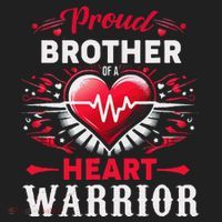 Proud Brother Heart Warrior Chd Awareness Congenital Defect Beanie thumb 2