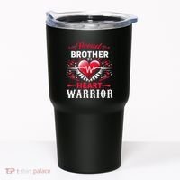 Proud Brother Heart Warrior Chd Awareness Congenital Defect Tumbler thumb 0